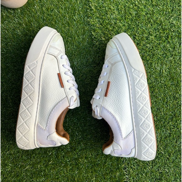TORY BURCH Ladybug Sneaker Color: White / White / White women size 6.5 - Picture 7 of 17